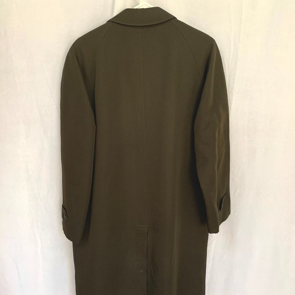 Vtg Men's Dark Brown Sanyo Trench Coat - Picture 9 of 14